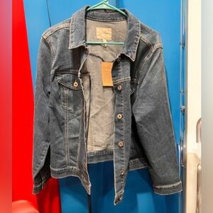 NEW Jessica Simpson Blue Denim Apparel jacket 3X
